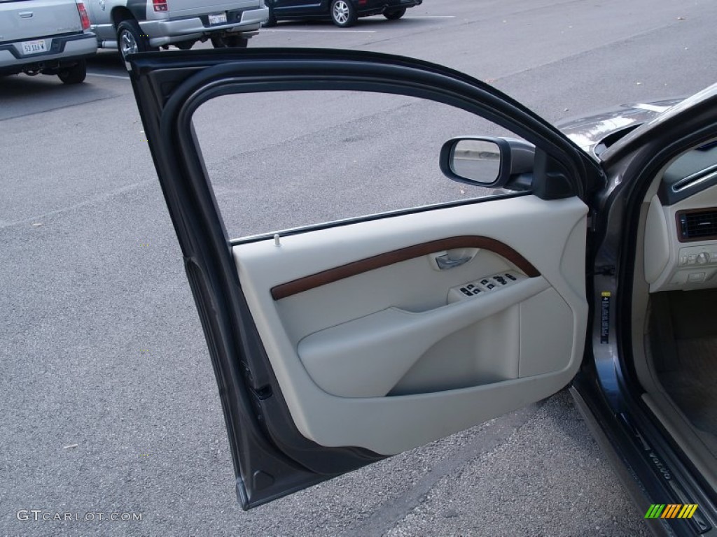 2009 Volvo S80 T6 AWD Sandstone Beige Door Panel Photo #57106039