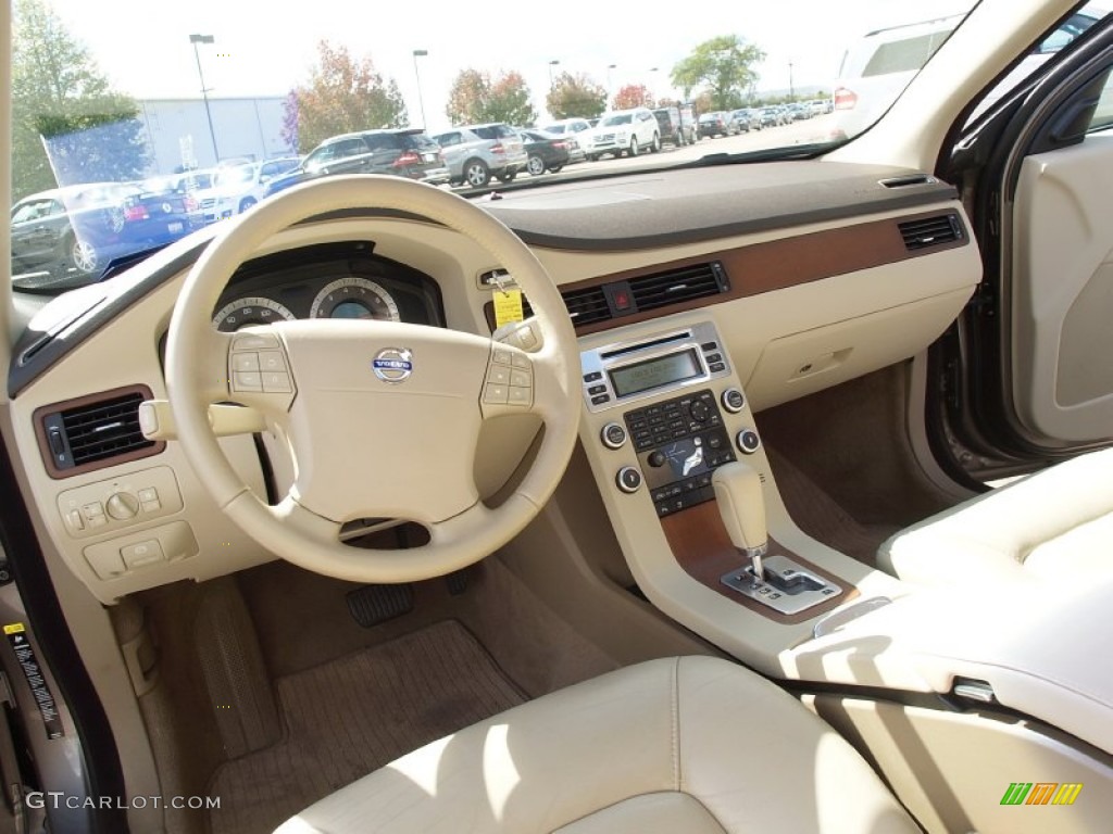 2009 Volvo S80 T6 AWD Sandstone Beige Dashboard Photo #57106185