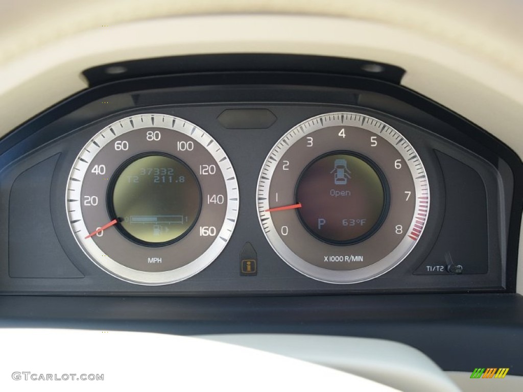 2009 Volvo S80 T6 AWD Gauges Photo #57106195