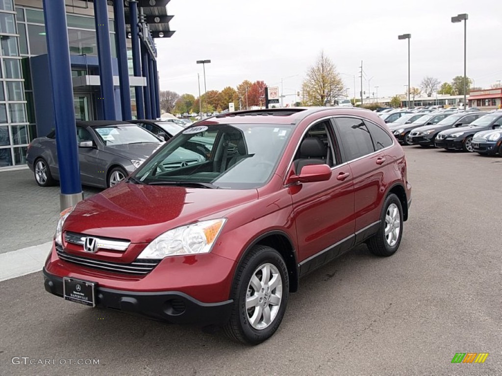 2008 CR-V EX-L 4WD - Tango Red Pearl / Gray photo #1