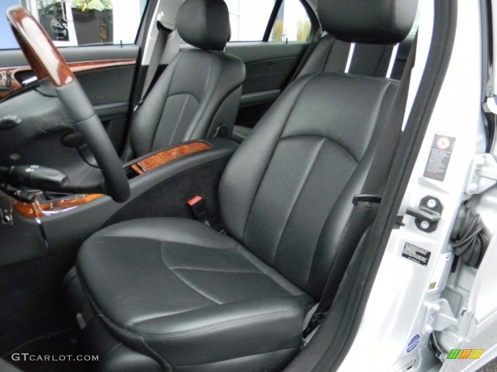 Black Interior 2007 Mercedes-Benz E 350 4Matic Sedan Photo #57108296