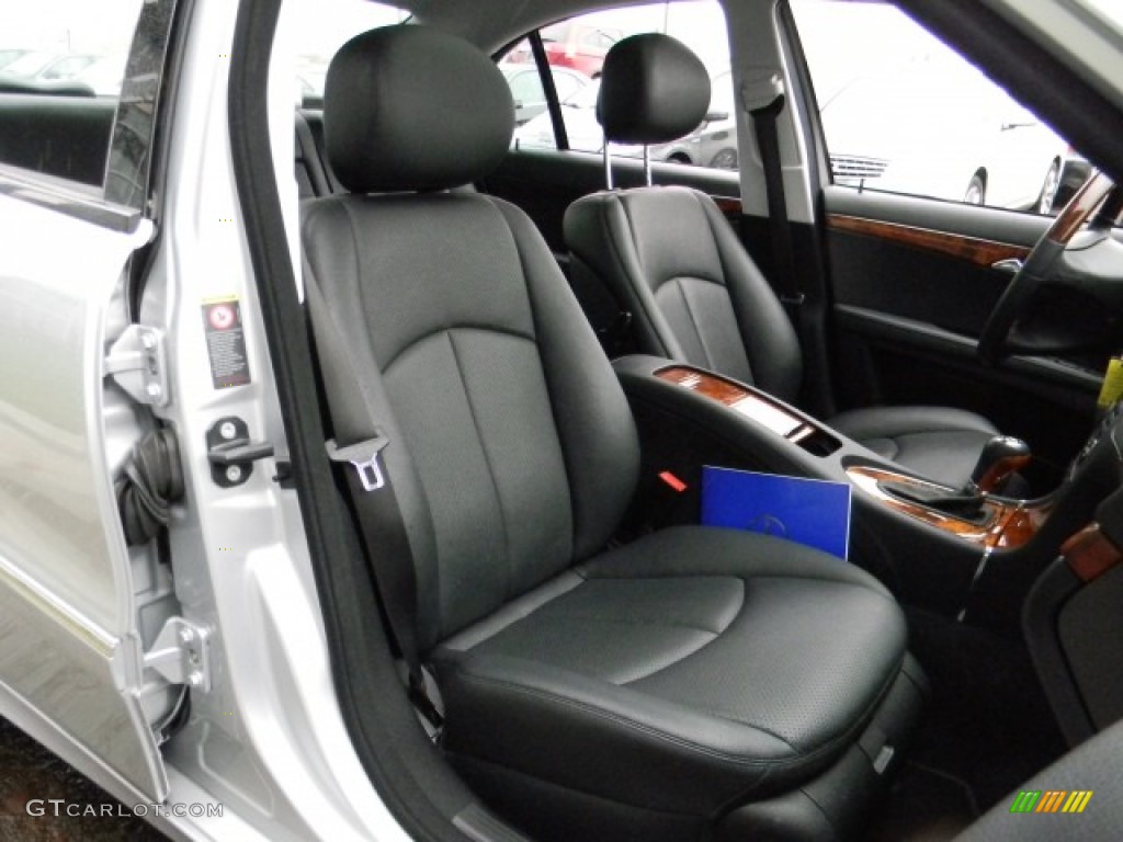 Black Interior 2007 Mercedes-Benz E 350 4Matic Sedan Photo #57108445