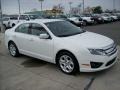 2011 White Platinum Tri-Coat Ford Fusion SE  photo #19