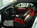 Magma Red Silk Nappa Leather Interior Photo for 2010 Audi S5 #57111343