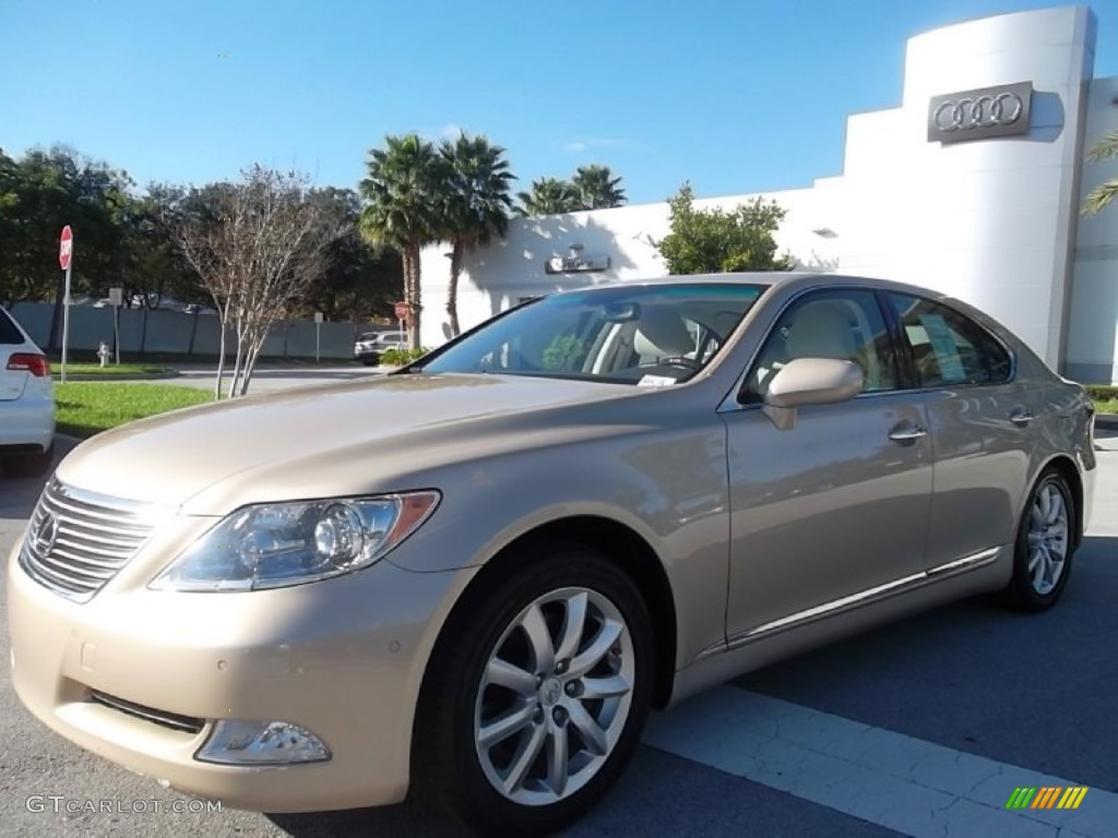 Golden Almond Metallic Lexus LS