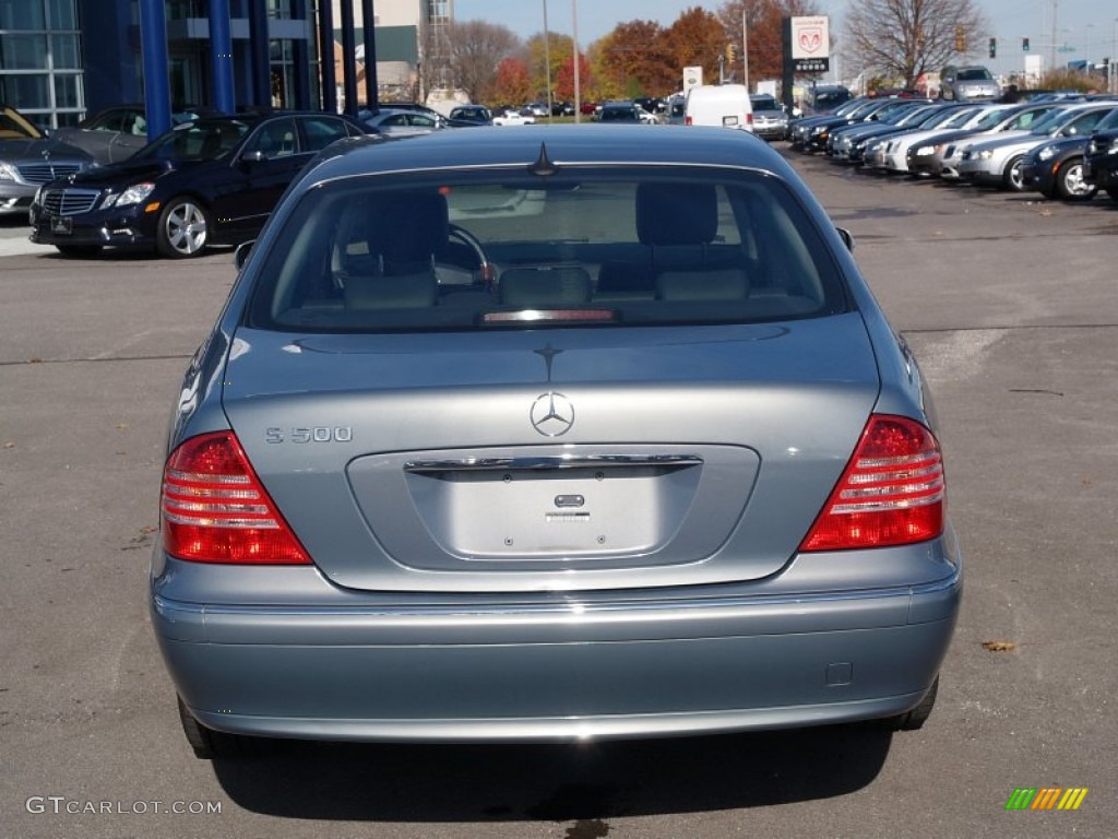 2004 S 500 Sedan - Granite Grey Metallic / Charcoal photo #8