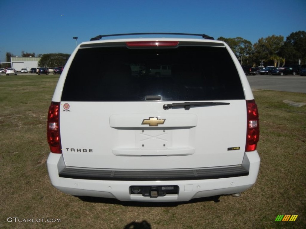 2007 Tahoe LTZ - Summit White / Light Cashmere/Ebony photo #3