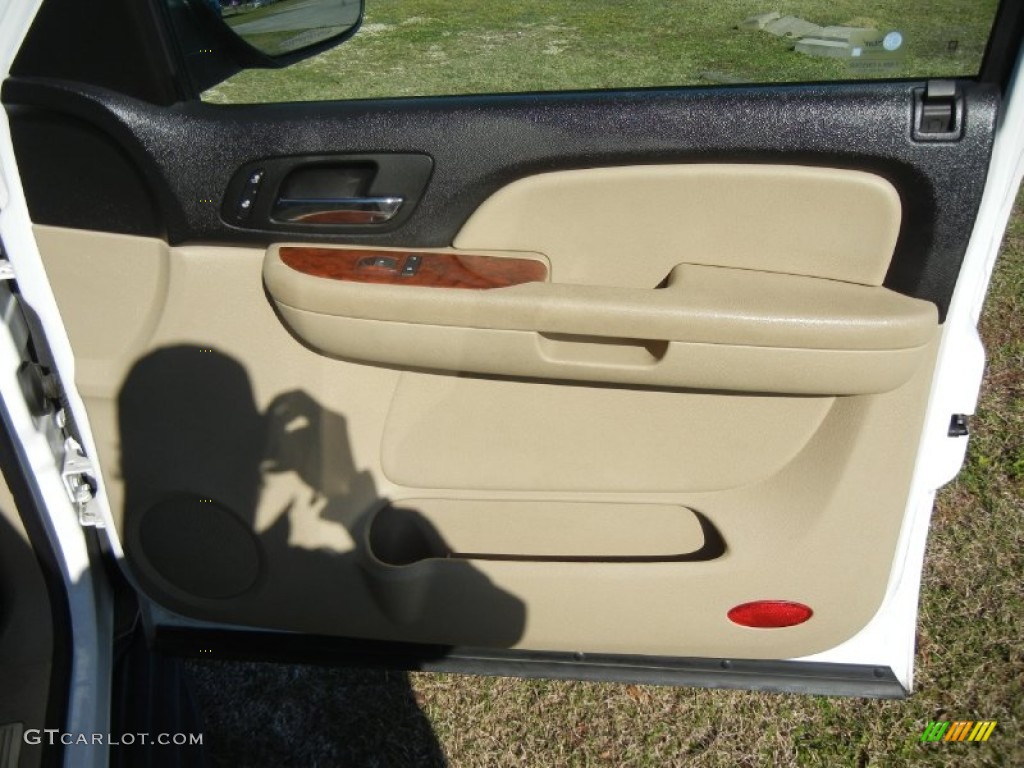 2007 Tahoe LTZ - Summit White / Light Cashmere/Ebony photo #8