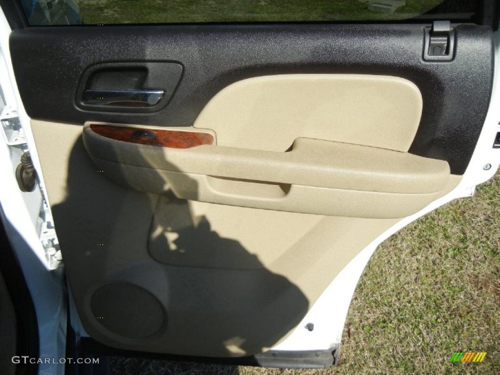 2007 Tahoe LTZ - Summit White / Light Cashmere/Ebony photo #13