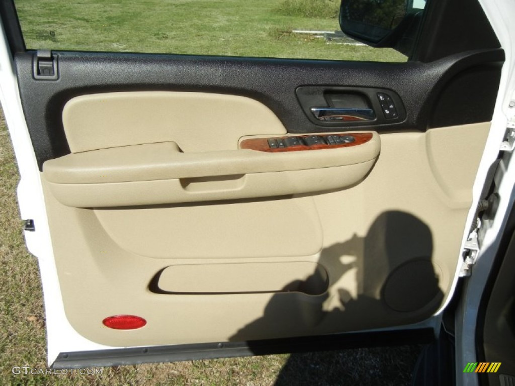 2007 Tahoe LTZ - Summit White / Light Cashmere/Ebony photo #18