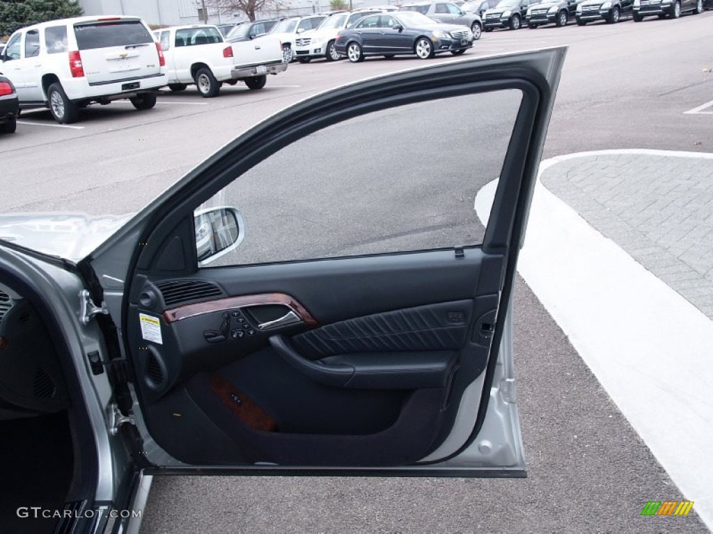 2003 Mercedes-Benz S 55 AMG Sedan Charcoal Door Panel Photo #57113377