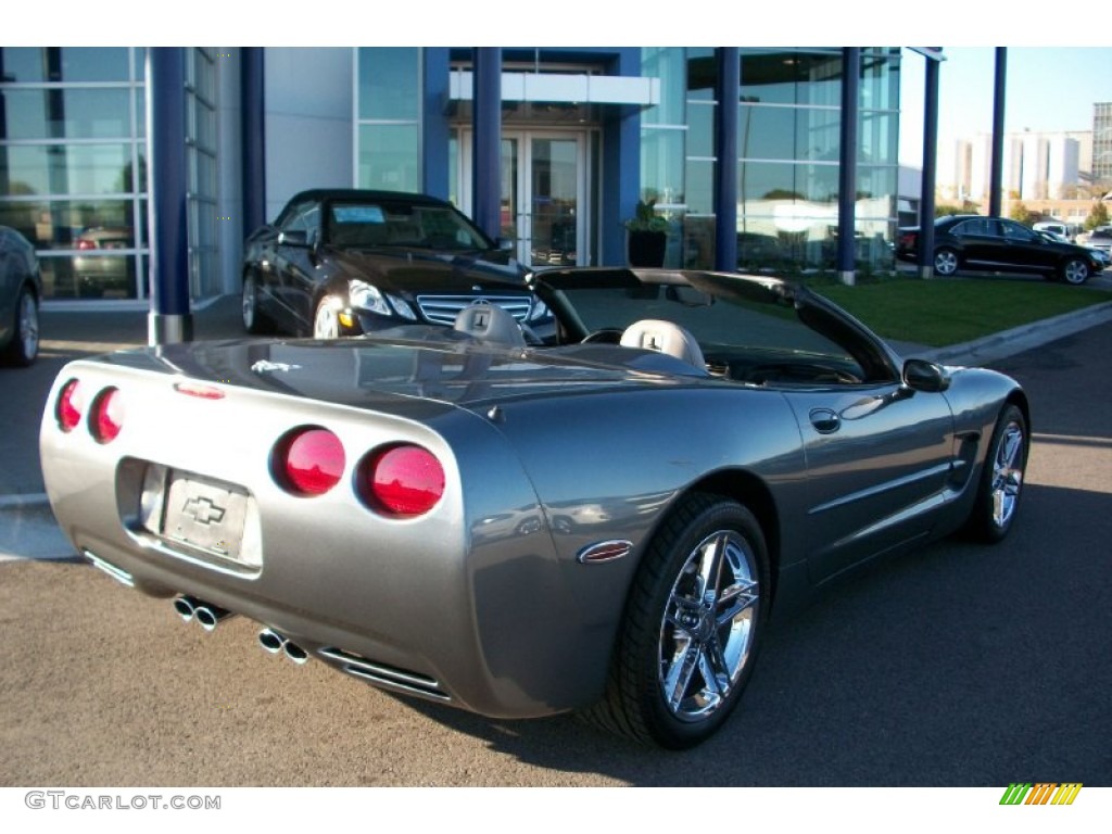 2003 Corvette Convertible - Medium Spiral Gray Metallic / Light Oak photo #5