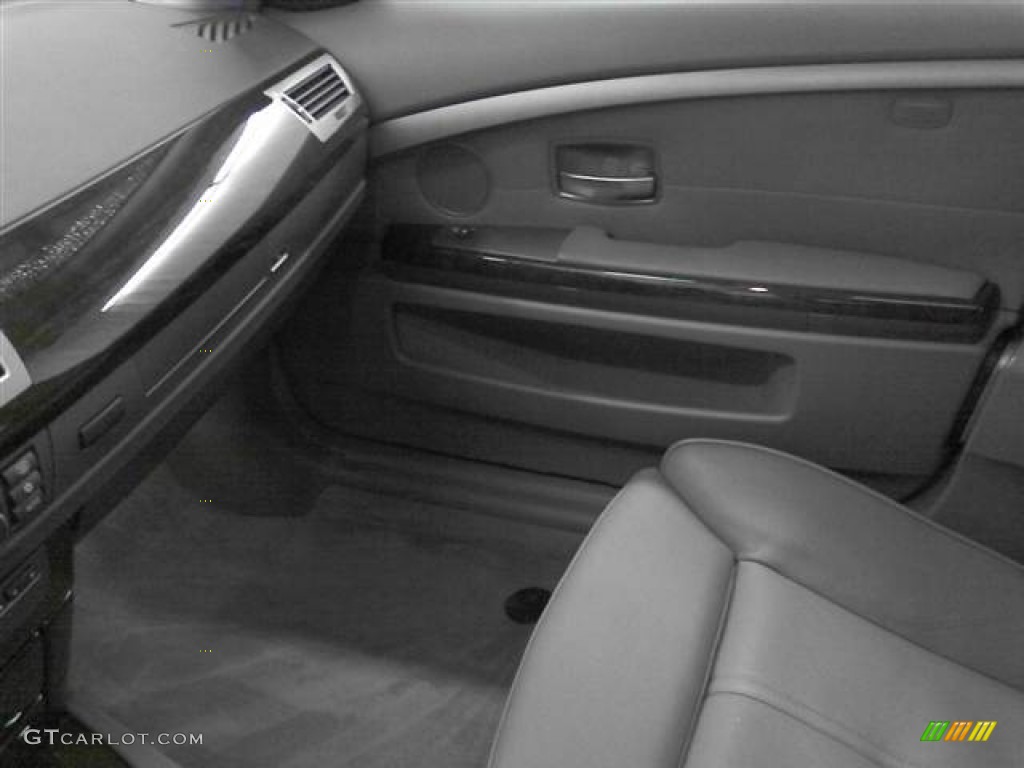 2008 7 Series 750i Sedan - Sterling Grey Metallic / Flannel Grey photo #11