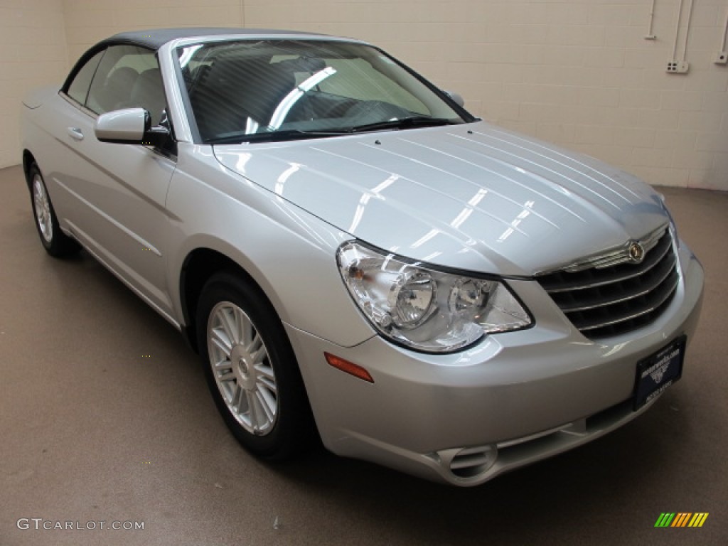 Bright Silver Metallic 2008 Chrysler Sebring Touring Convertible Exterior Photo #57114505