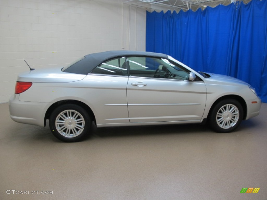 Bright Silver Metallic 2008 Chrysler Sebring Touring Convertible Exterior Photo #57114568