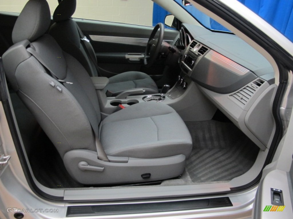Dark Slate Gray/Light Slate Gray Interior 2008 Chrysler Sebring Touring Convertible Photo #57114679