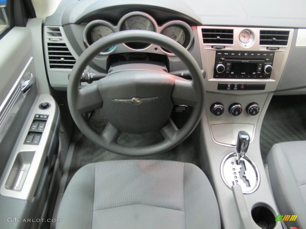 2008 Chrysler Sebring Touring Convertible Dark Slate Gray/Light Slate Gray Dashboard Photo #57114694