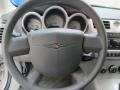 Dark Slate Gray/Light Slate Gray 2008 Chrysler Sebring Touring Convertible Steering Wheel