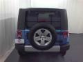 2010 Surf Blue Pearl Jeep Wrangler Sahara 4x4  photo #4