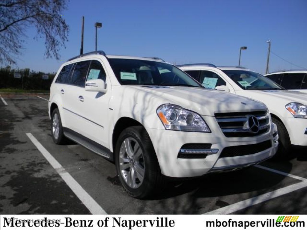 2012 GL 350 BlueTEC 4Matic - Arctic White / Black photo #1