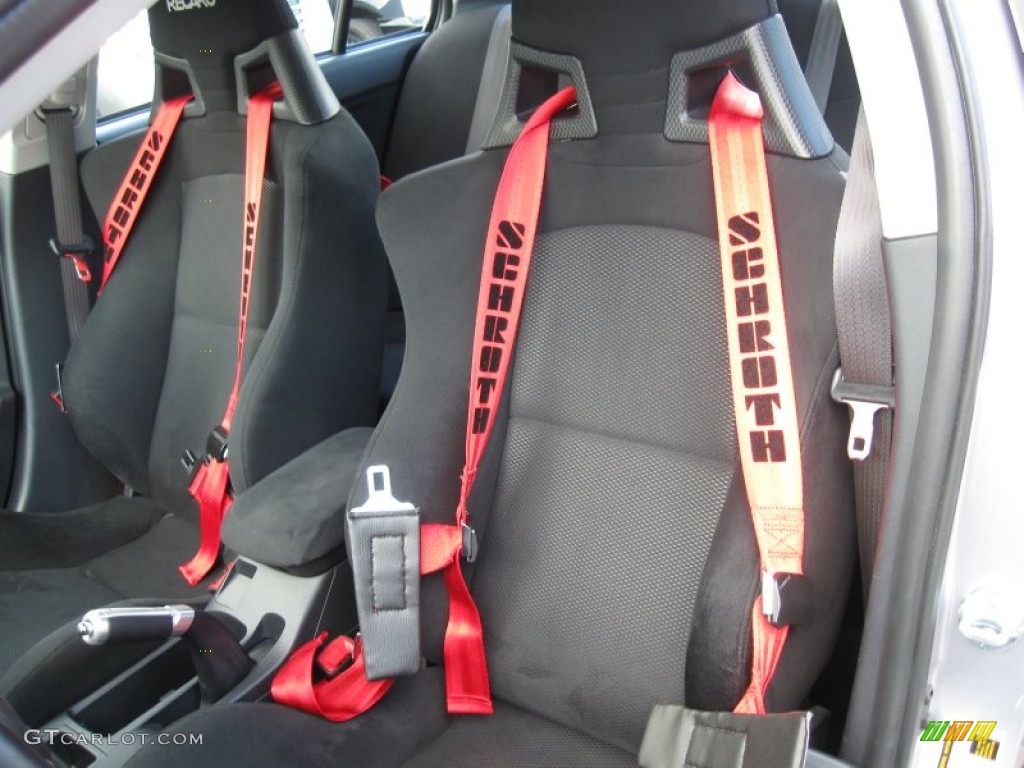 Black Interior 2008 Mitsubishi Lancer Evolution GSR Photo #57116260