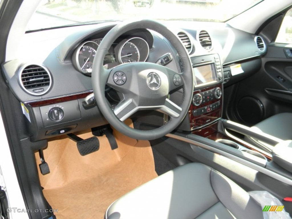 2012 GL 350 BlueTEC 4Matic - Arctic White / Black photo #7