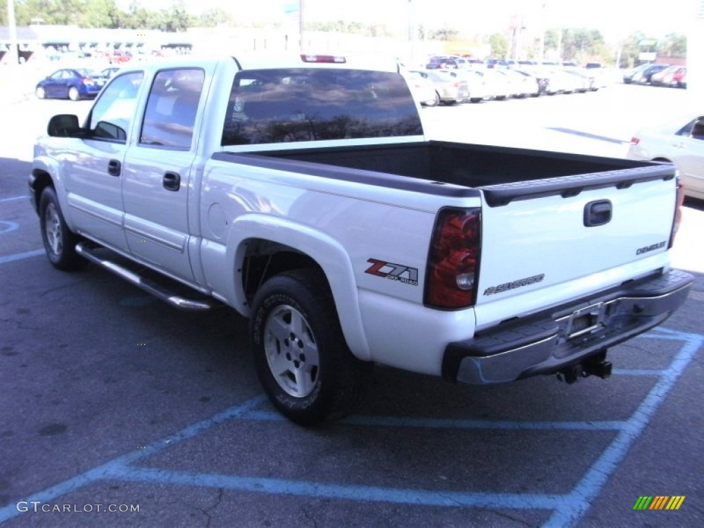 2005 Silverado 1500 Z71 Crew Cab 4x4 - Summit White / Medium Gray photo #7