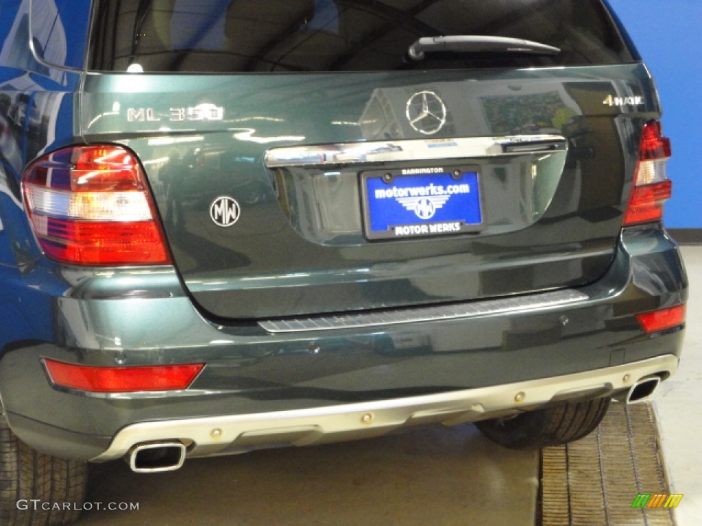 2009 ML 350 4Matic - Jade Green Metallic / Cashmere photo #11