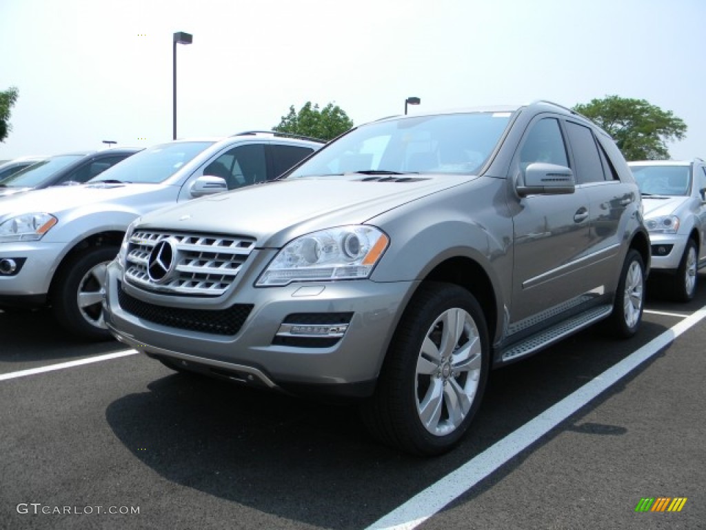 2011 ML 350 4Matic - Palladium Silver Metallic / Ash photo #1