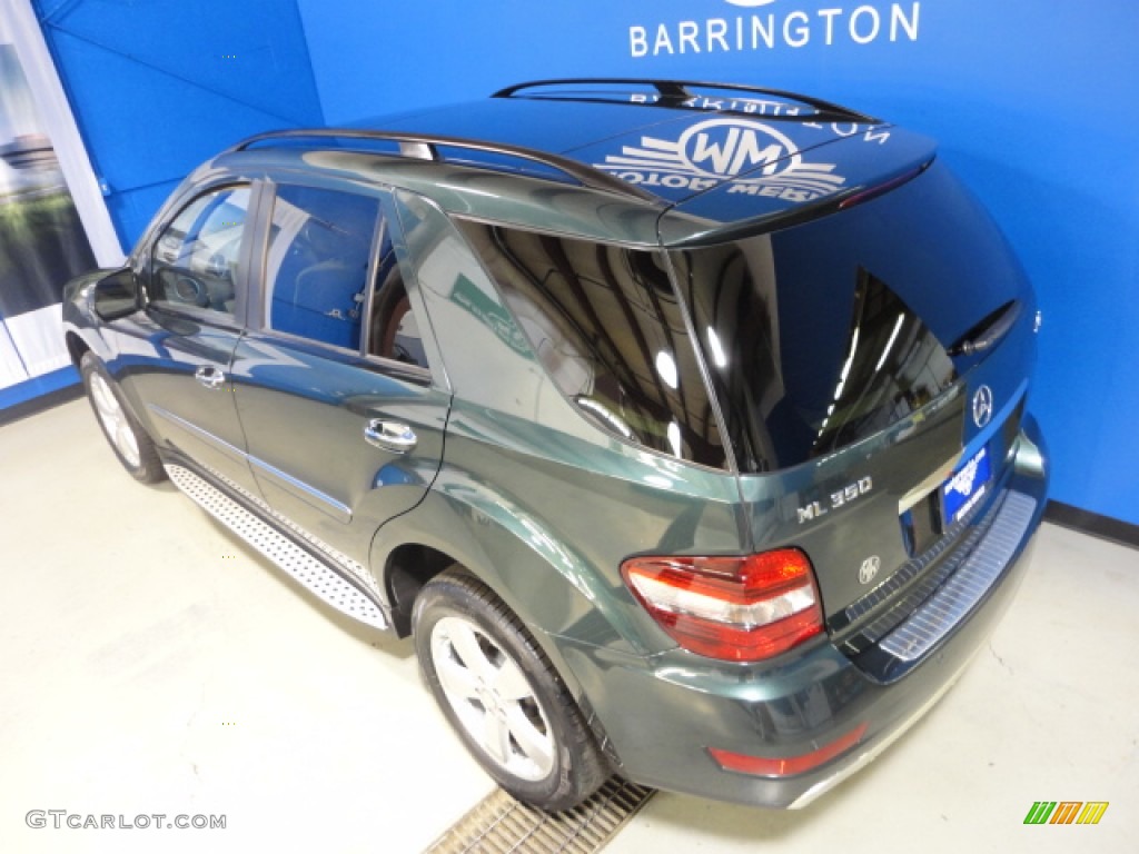2009 ML 350 4Matic - Jade Green Metallic / Cashmere photo #28