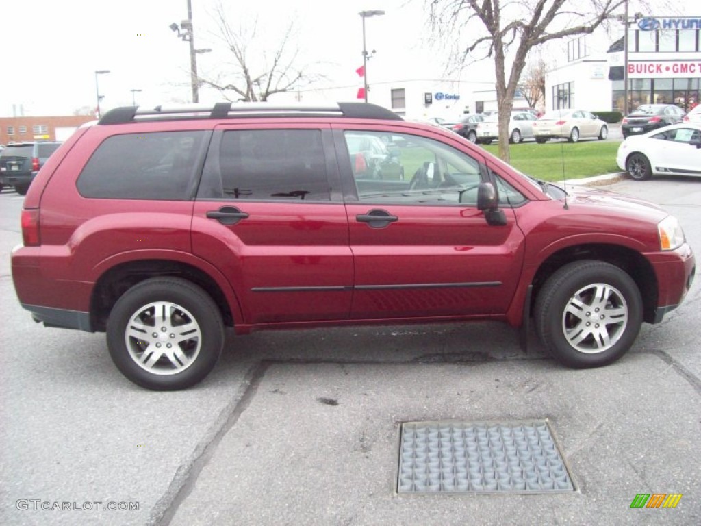 2006 Endeavor LS AWD - Ultra Red Pearl / Charcoal photo #6