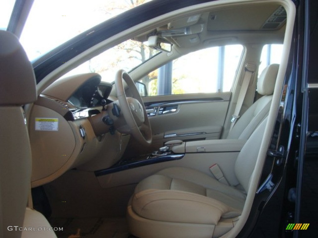 Cashmere/Savanna Interior 2010 Mercedes-Benz S 400 Hybrid Sedan Photo #57120784