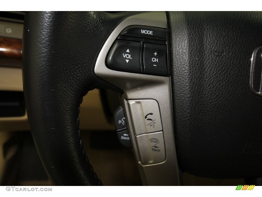 2010 Accord EX-L V6 Sedan - Bold Beige Metallic / Ivory photo #30