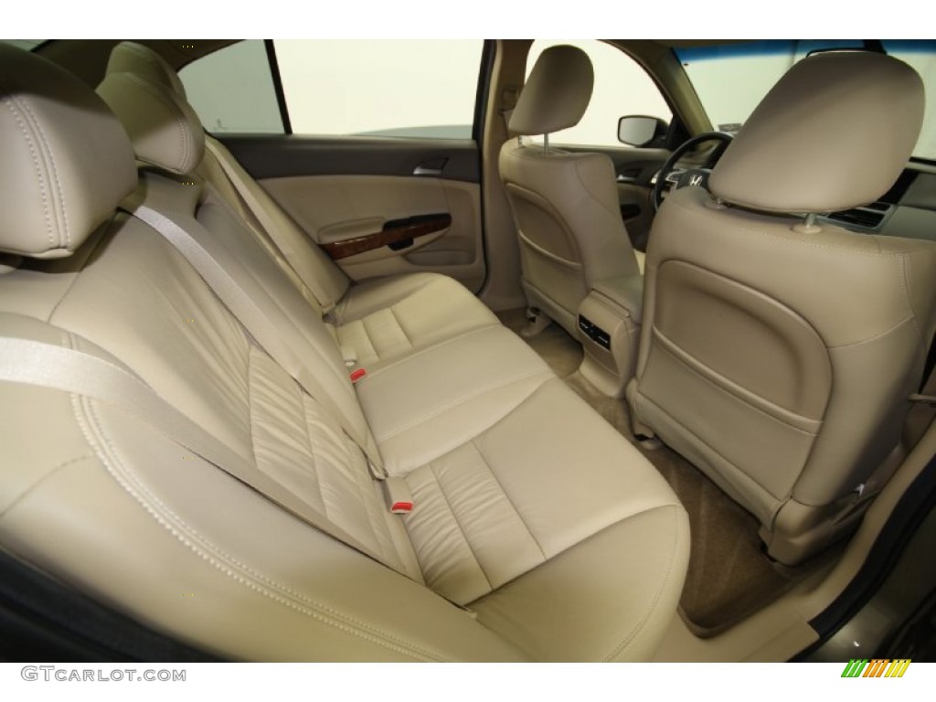 2010 Accord EX-L V6 Sedan - Bold Beige Metallic / Ivory photo #40