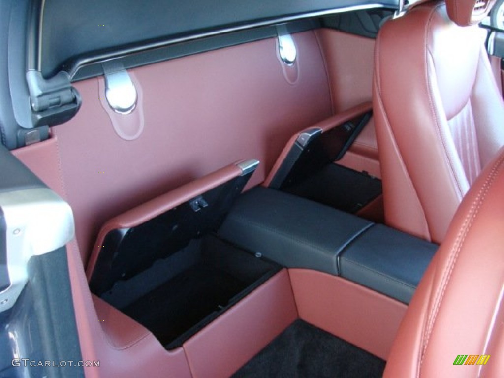 Red Interior 2009 Mercedes-Benz SL 550 Roadster Photo #57122965