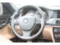 Saddle/Black Nappa Leather Steering Wheel Photo for 2011 BMW 7 Series #57123223