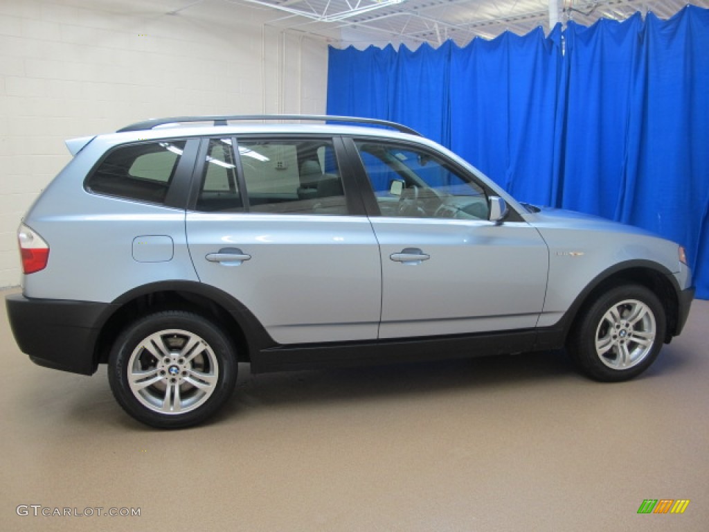 2005 X3 3.0i - Blue Water Metallic / Grey photo #10