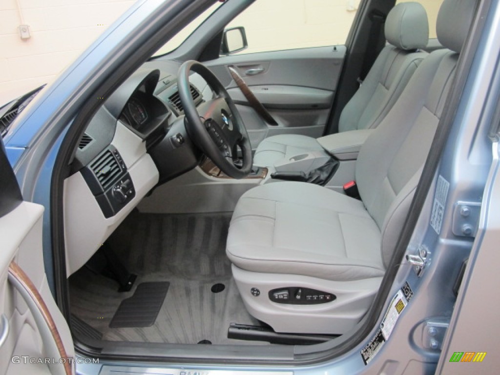 2005 X3 3.0i - Blue Water Metallic / Grey photo #17