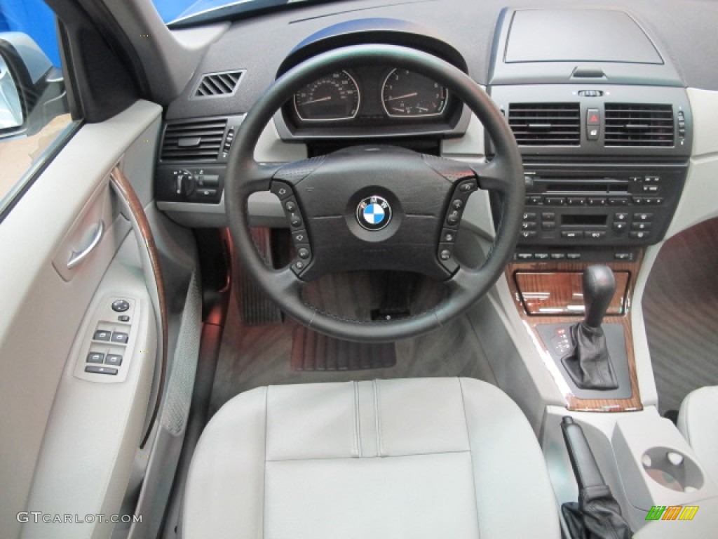 2005 X3 3.0i - Blue Water Metallic / Grey photo #25