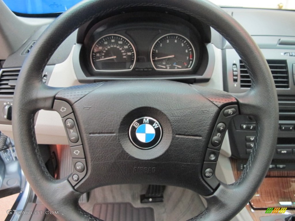 2005 X3 3.0i - Blue Water Metallic / Grey photo #36