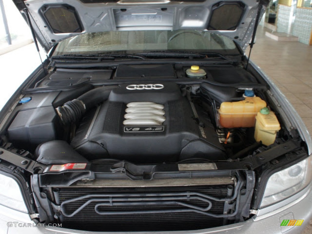 2002 Audi A8 4.2 quattro 4.2 Liter DOHC 40-Valve VVT V8 Engine Photo #57124987