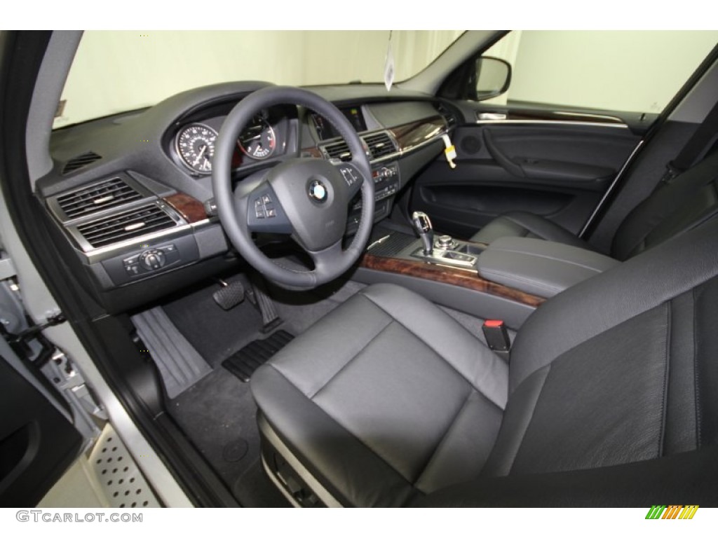 Black Interior 2012 BMW X5 xDrive35d Photo #57126253