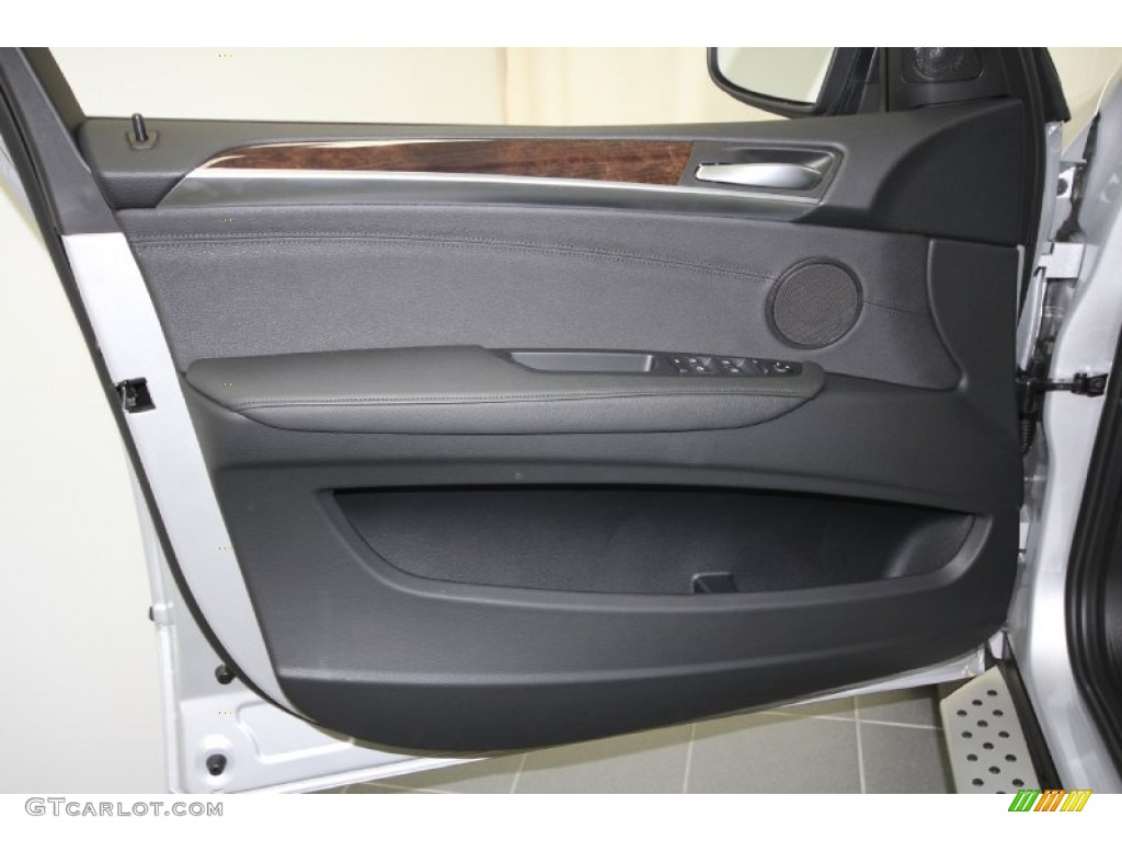 2012 BMW X5 xDrive35d Black Door Panel Photo #57126280