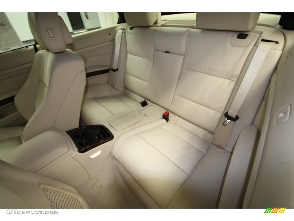 Cream Beige Interior 2012 BMW 3 Series 335i Convertible Photo #57126541
