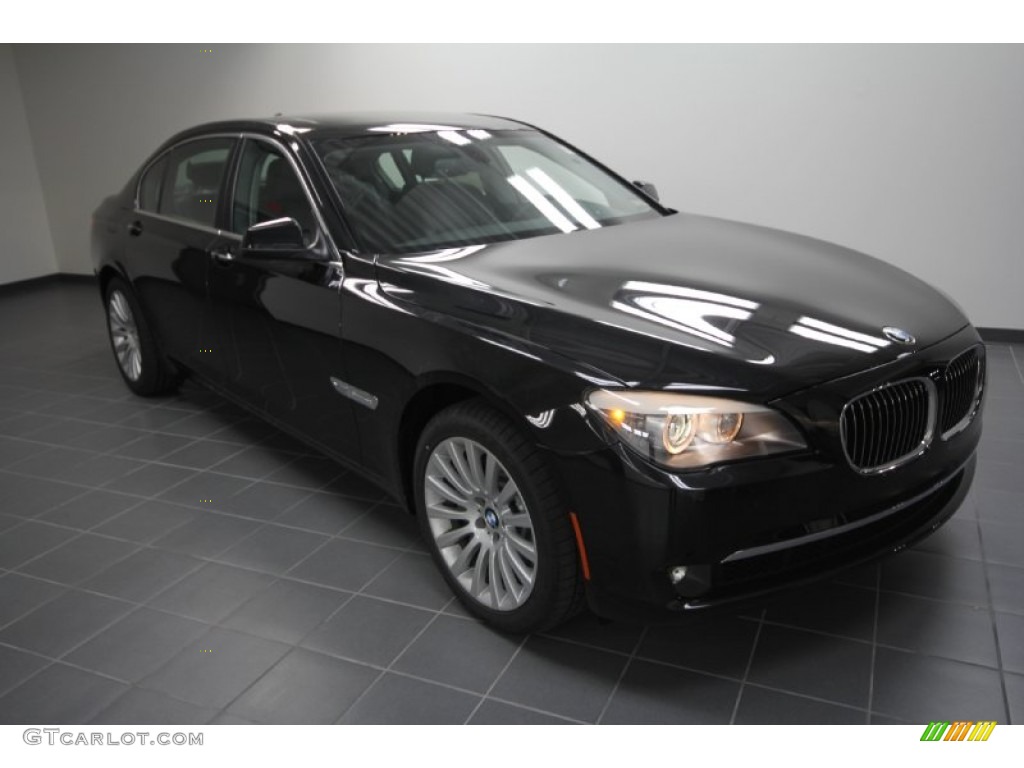 2012 7 Series 750Li xDrive Sedan - Black Sapphire Metallic / Black photo #1