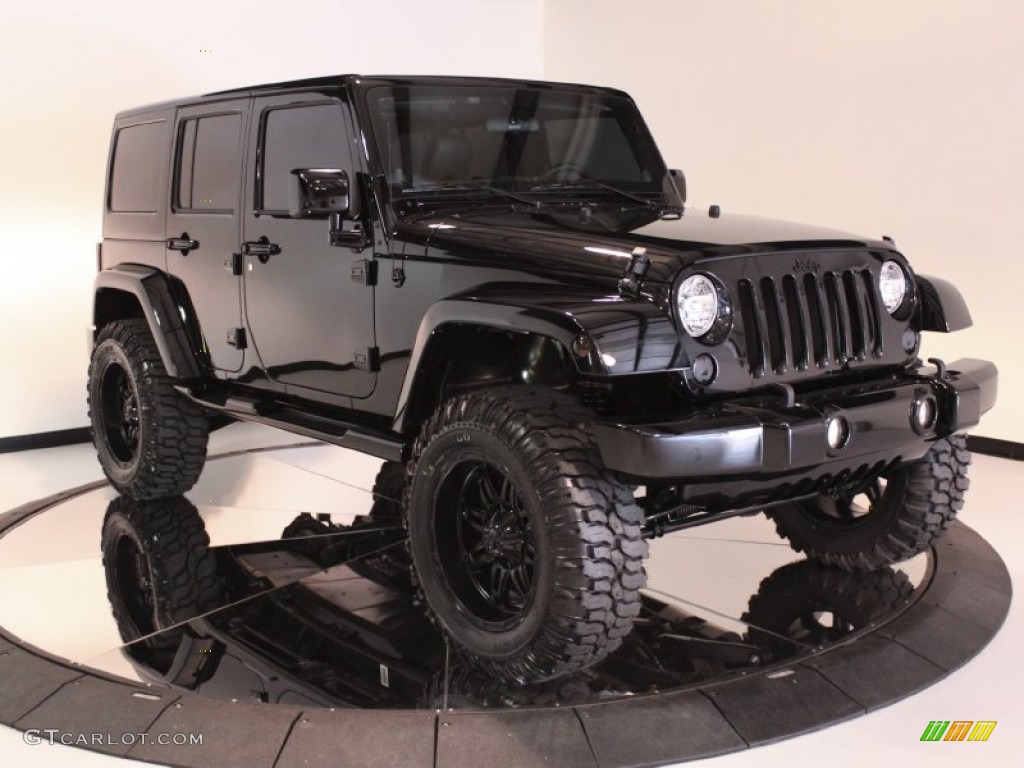 Black 2011 Jeep Wrangler Unlimited Sahara 4x4 Exterior Photo #57126961