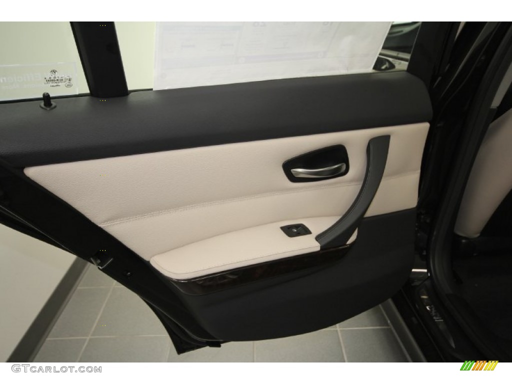 2011 3 Series 328i Sedan - Black Sapphire Metallic / Oyster/Black Dakota Leather photo #21