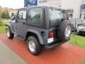 2002 Steel Blue Pearl Jeep Wrangler Sport 4x4  photo #7