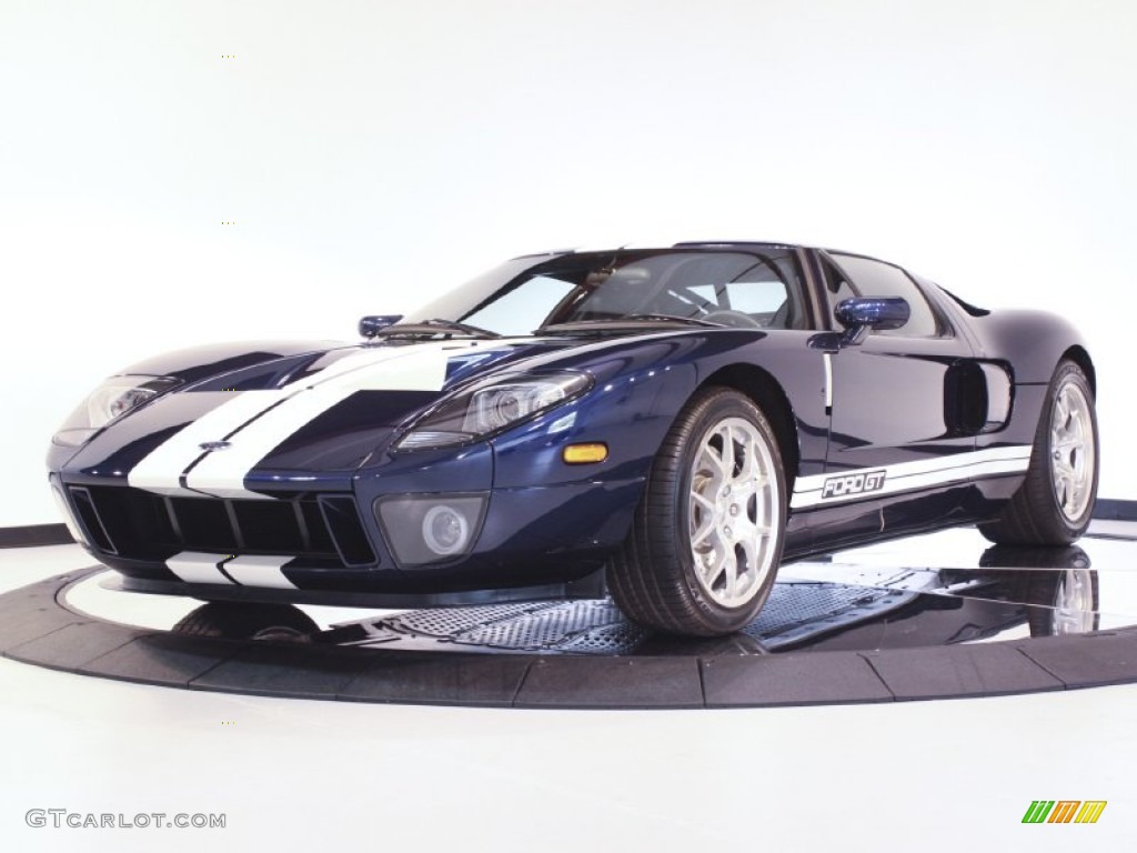 Midnight Blue Metallic 2005 Ford GT Standard GT Model Exterior Photo #57128836