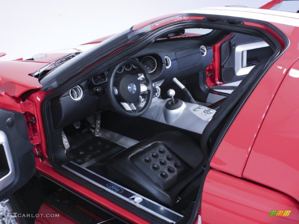 Ebony Black Interior 2005 Ford GT Standard GT Model Photo #57131038